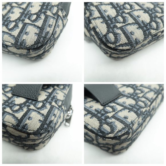 Dior Navy Cloth Crossbody Bag - Picture 7 of 12
